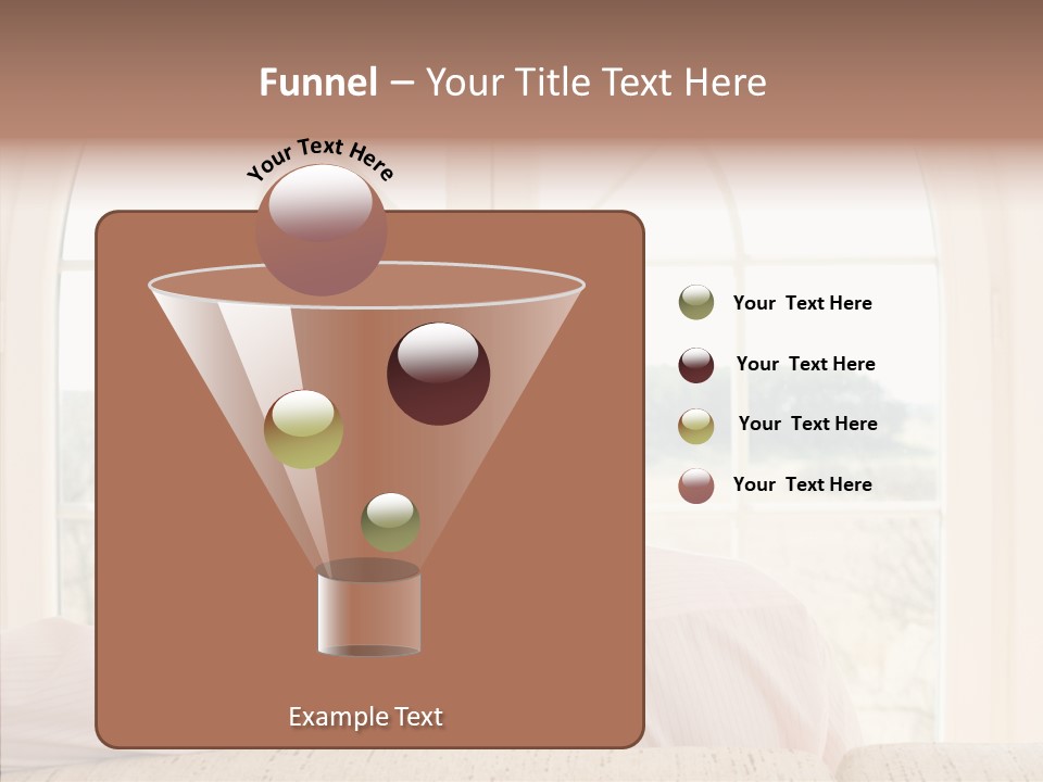 Wait Morning Girl PowerPoint Template