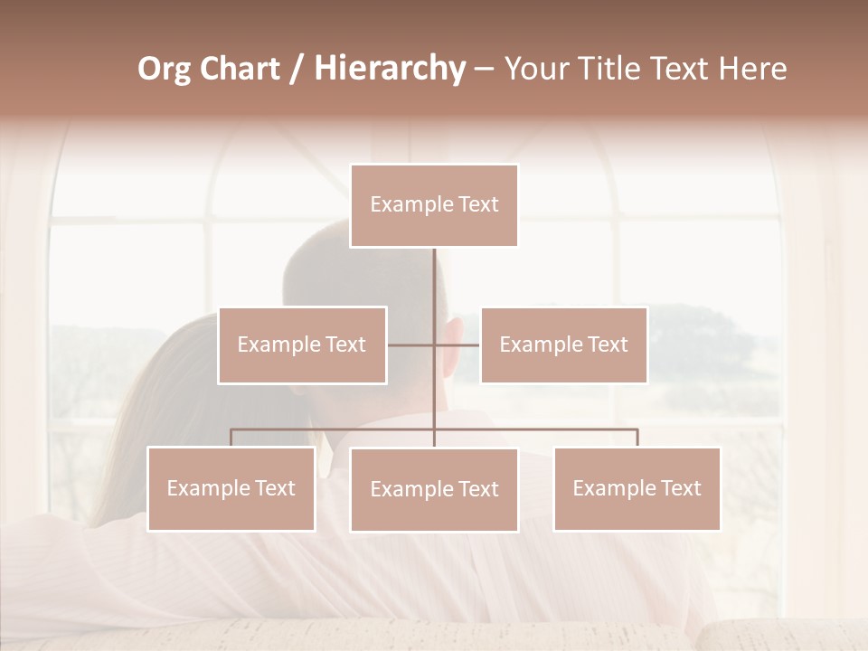 Wait Morning Girl PowerPoint Template