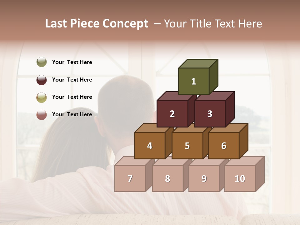 Wait Morning Girl PowerPoint Template