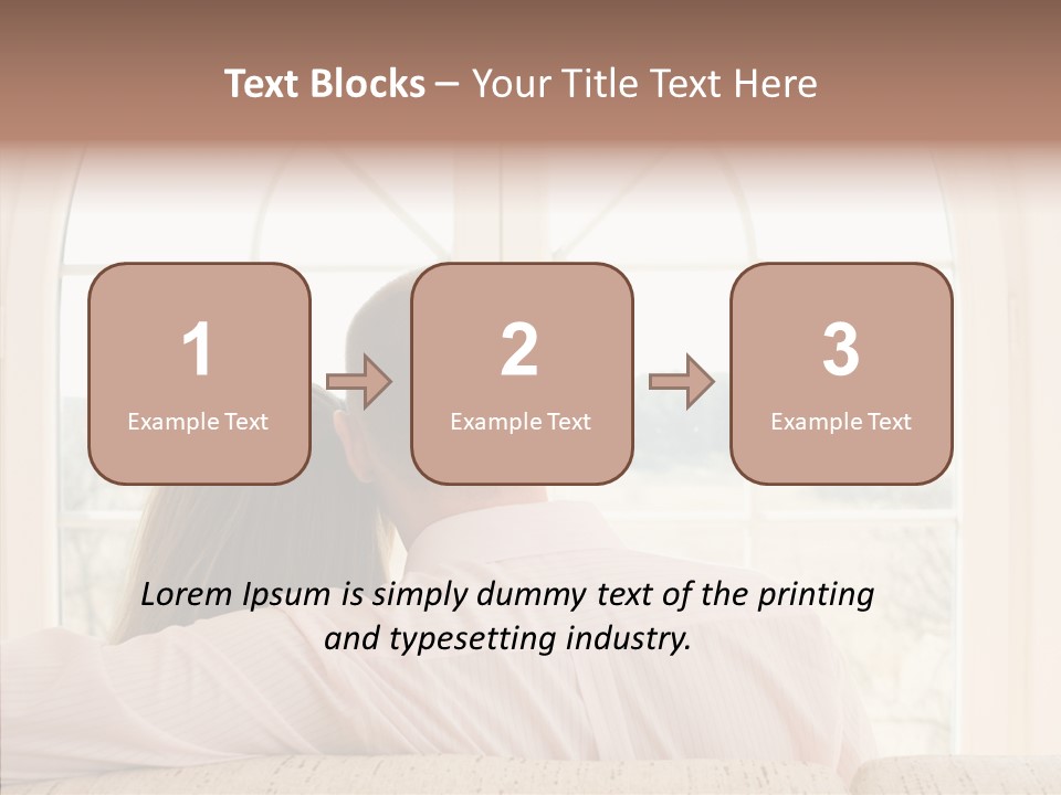 Wait Morning Girl PowerPoint Template