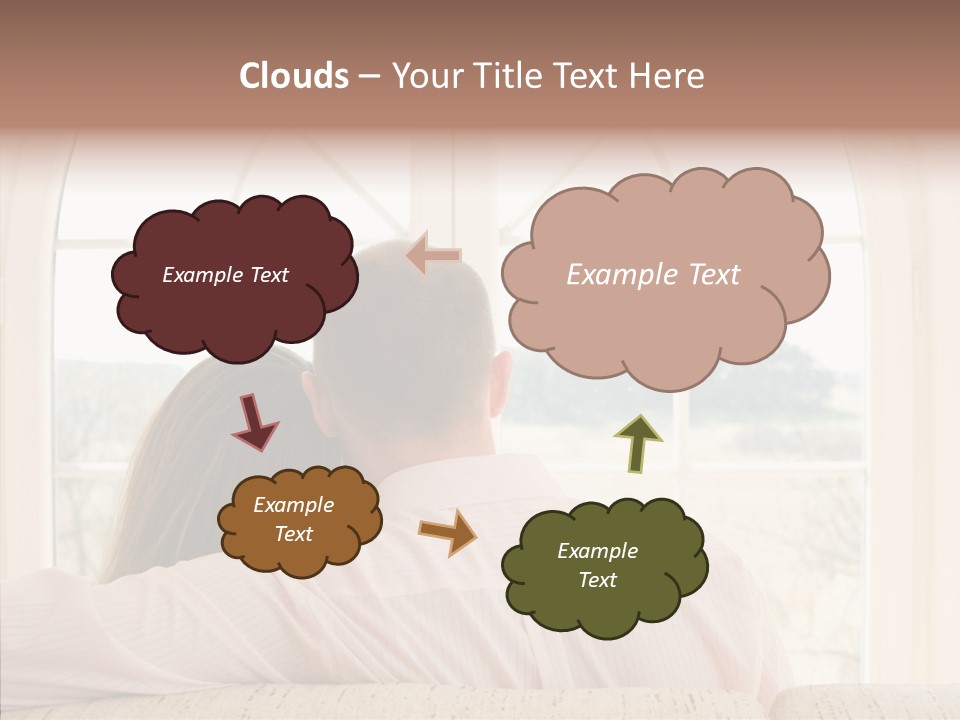 Wait Morning Girl PowerPoint Template