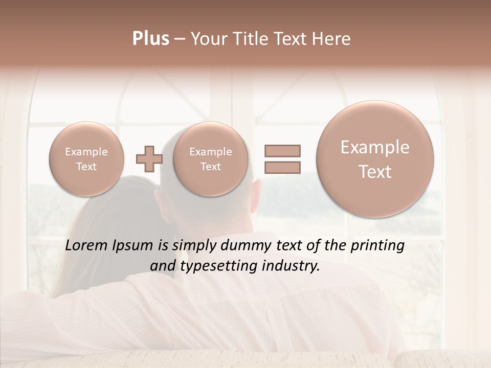 Wait Morning Girl PowerPoint Template