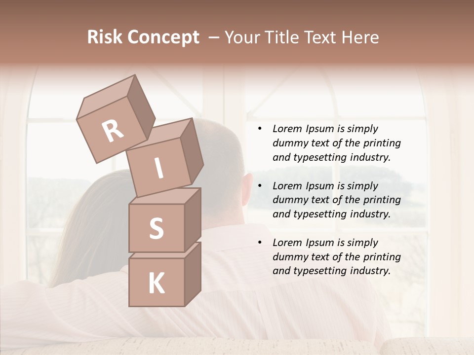 Wait Morning Girl PowerPoint Template