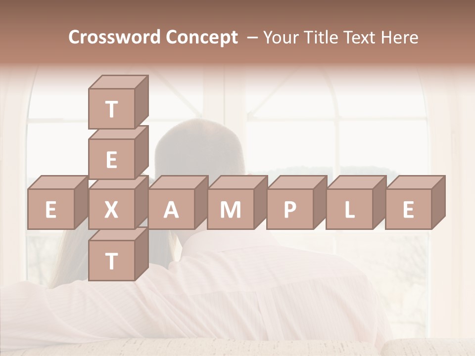 Wait Morning Girl PowerPoint Template