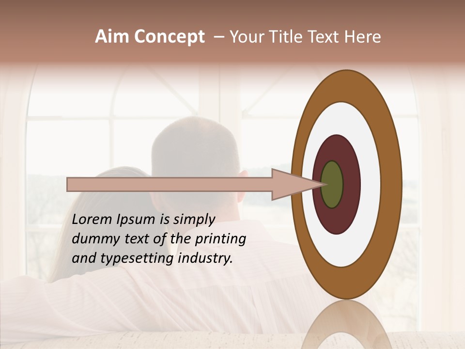 Wait Morning Girl PowerPoint Template