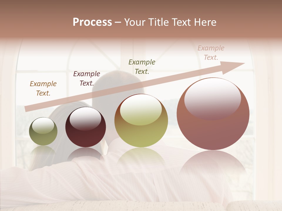 Wait Morning Girl PowerPoint Template