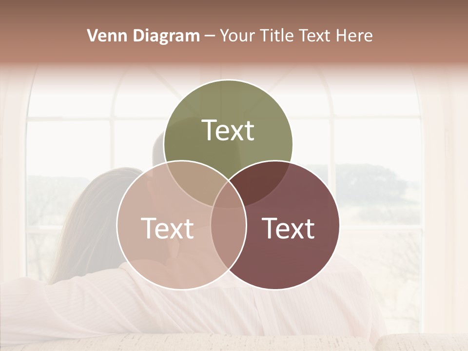 Wait Morning Girl PowerPoint Template