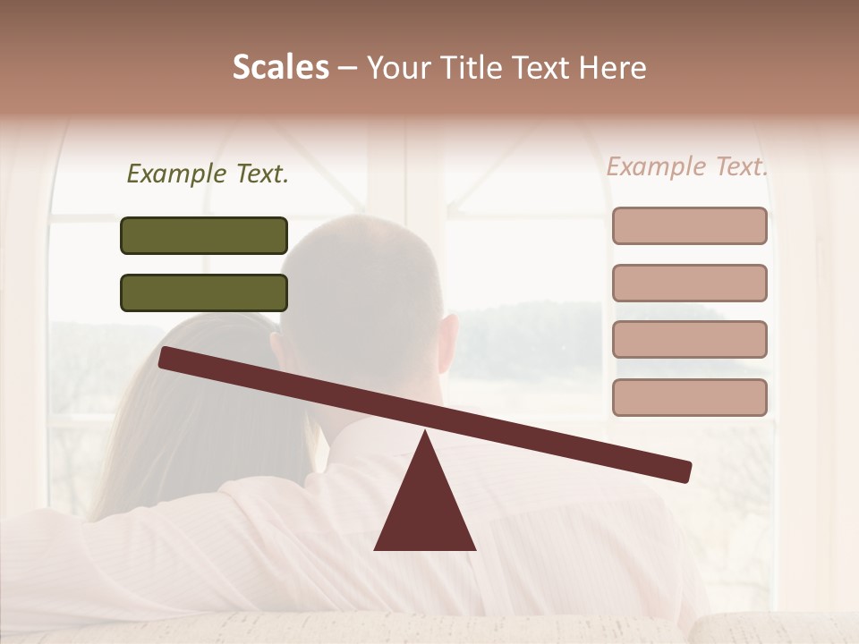 Wait Morning Girl PowerPoint Template