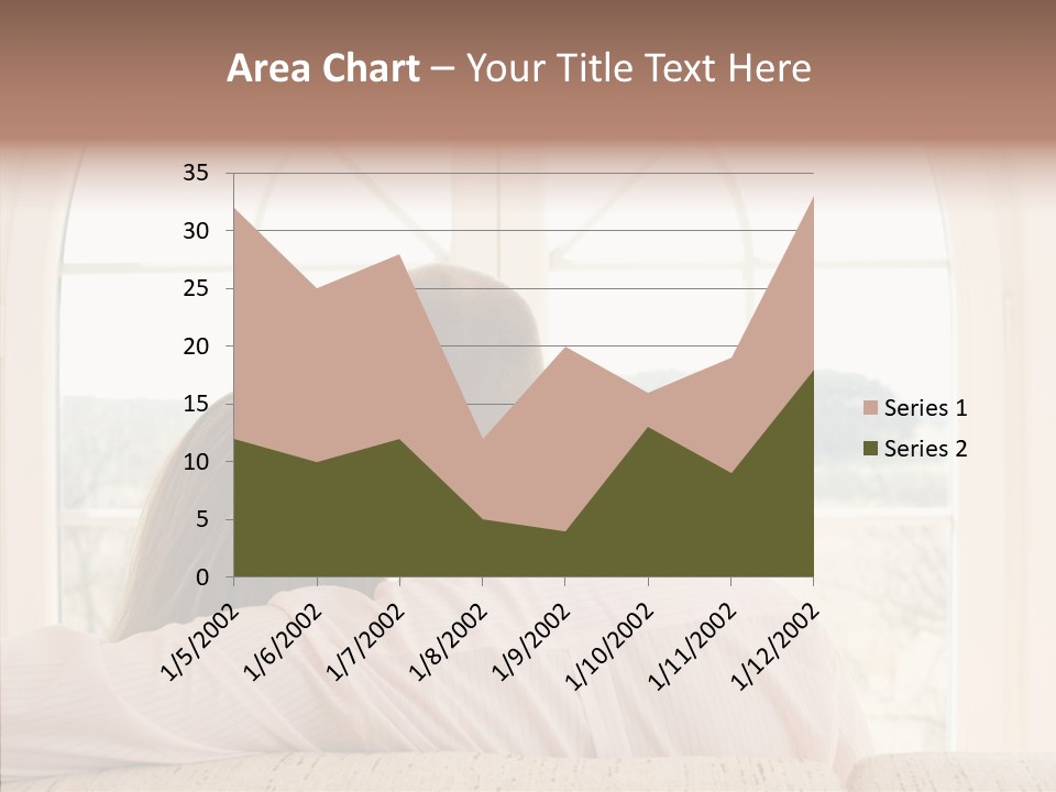 Wait Morning Girl PowerPoint Template