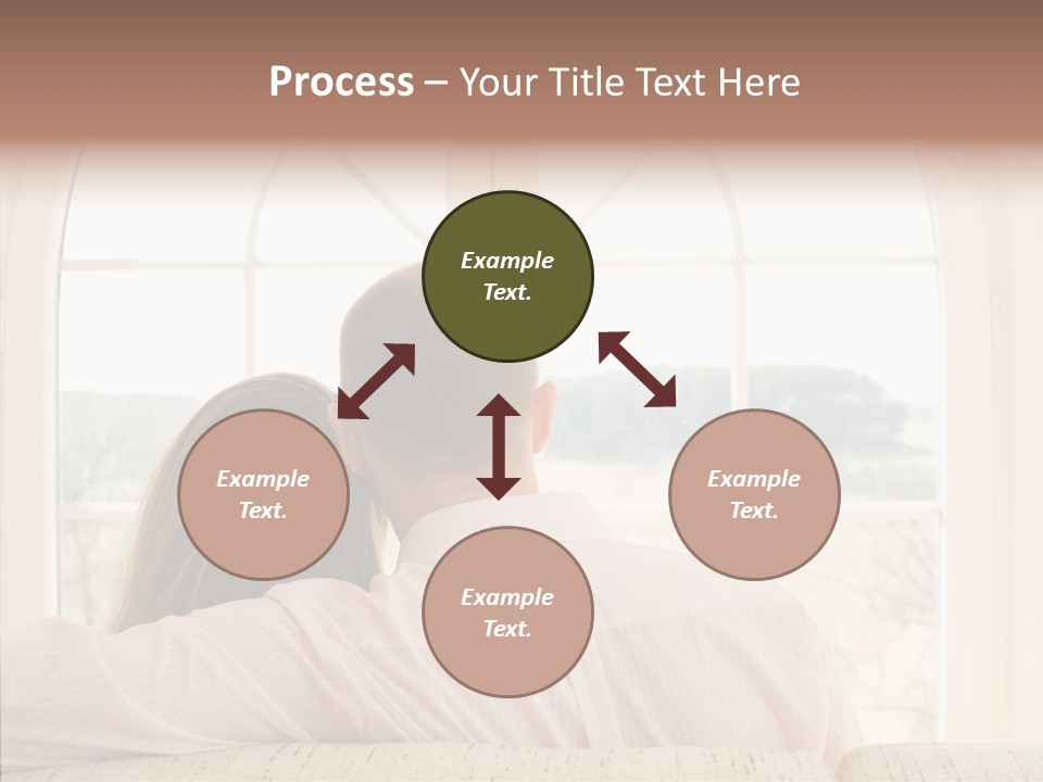 Wait Morning Girl PowerPoint Template