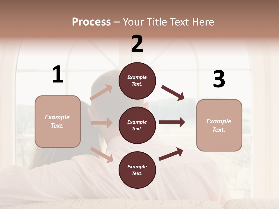 Wait Morning Girl PowerPoint Template