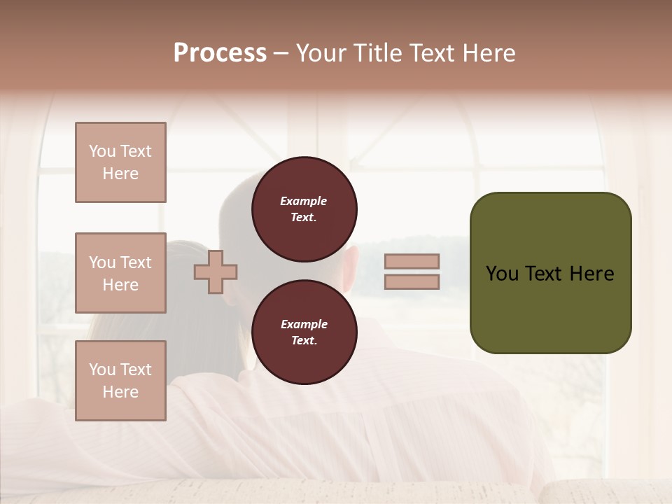 Wait Morning Girl PowerPoint Template