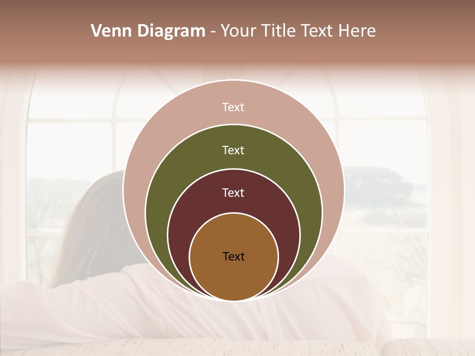 Wait Morning Girl PowerPoint Template