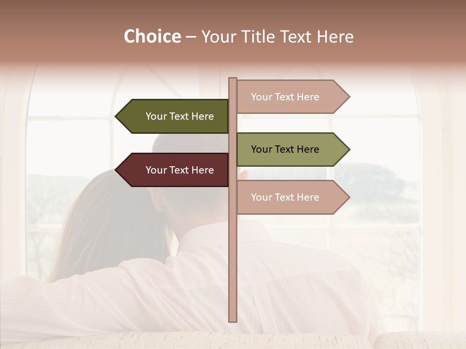 Wait Morning Girl PowerPoint Template