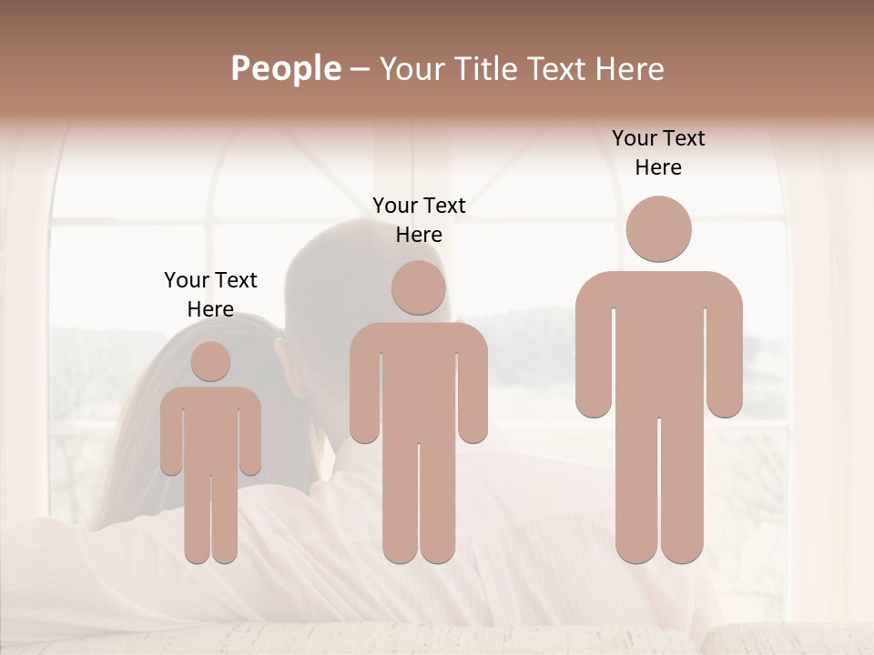 Wait Morning Girl PowerPoint Template