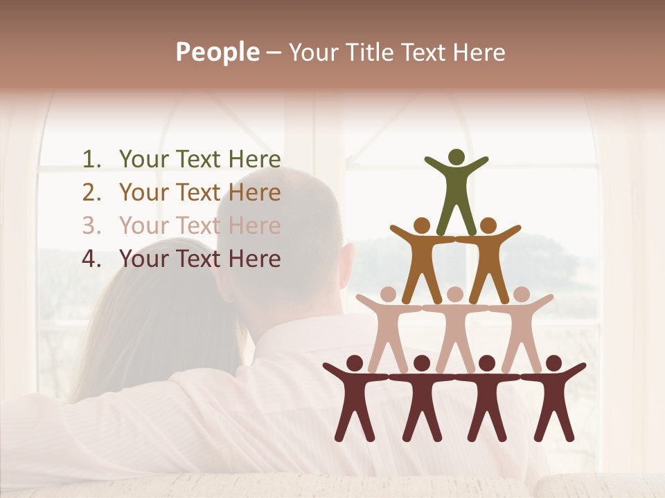 Wait Morning Girl PowerPoint Template