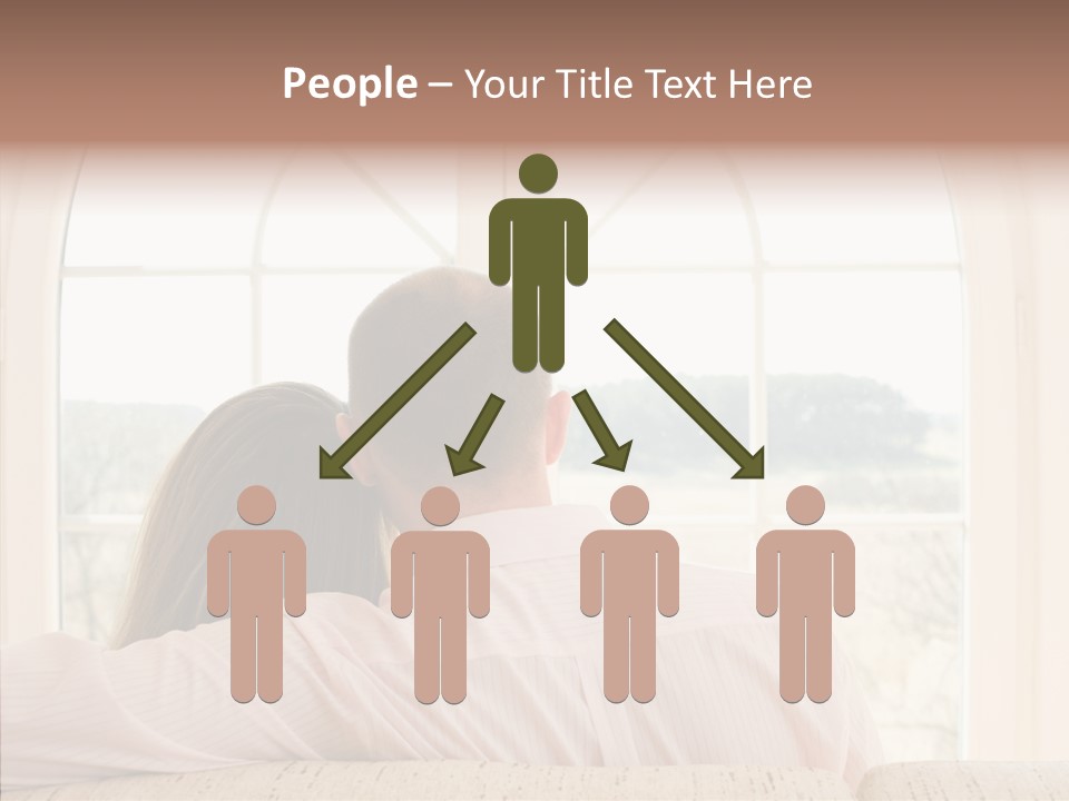 Wait Morning Girl PowerPoint Template