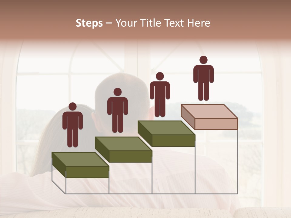 Wait Morning Girl PowerPoint Template