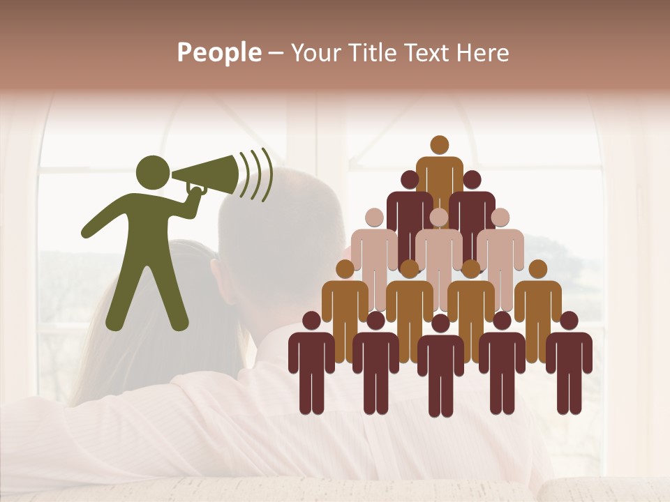 Wait Morning Girl PowerPoint Template