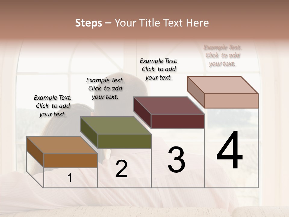 Wait Morning Girl PowerPoint Template