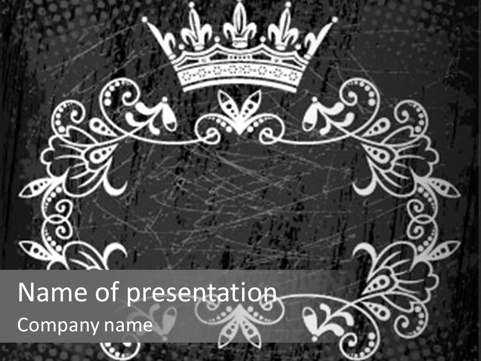 Traditions Shape Border PowerPoint Template
