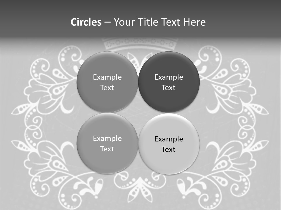 Traditions Shape Border PowerPoint Template