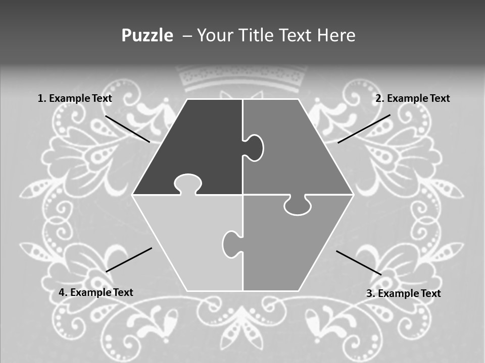 Traditions Shape Border PowerPoint Template