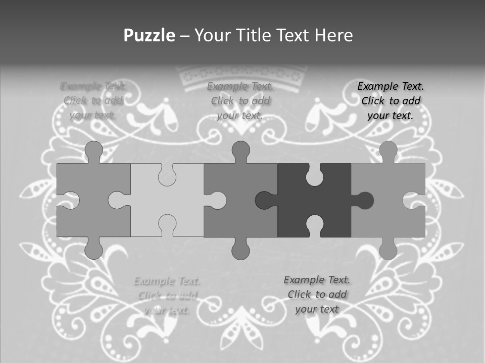Traditions Shape Border PowerPoint Template