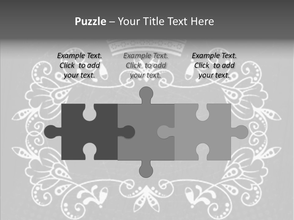 Traditions Shape Border PowerPoint Template