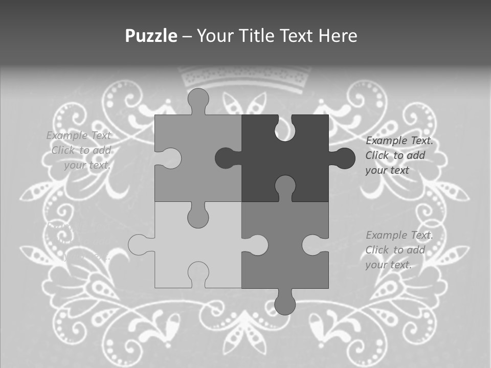 Traditions Shape Border PowerPoint Template