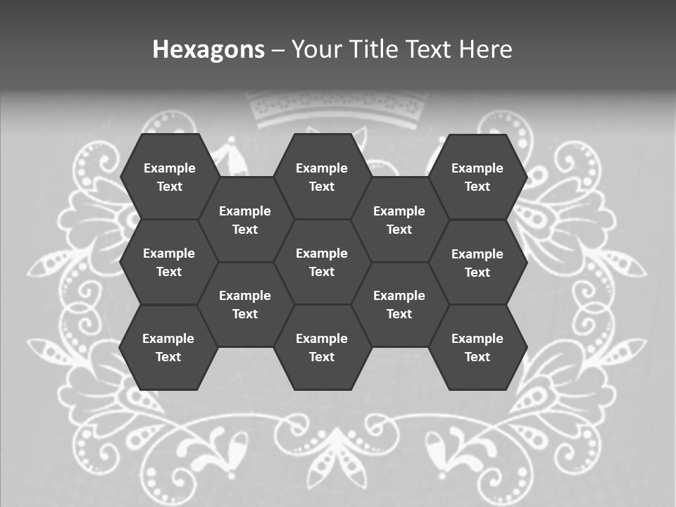 Traditions Shape Border PowerPoint Template