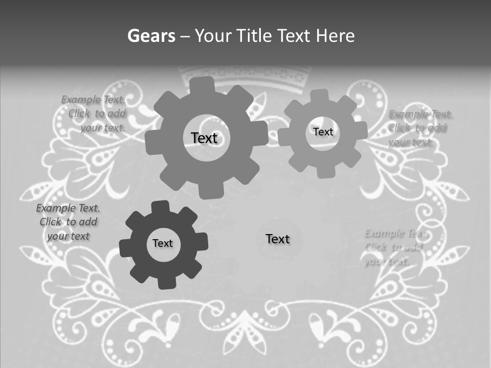 Traditions Shape Border PowerPoint Template