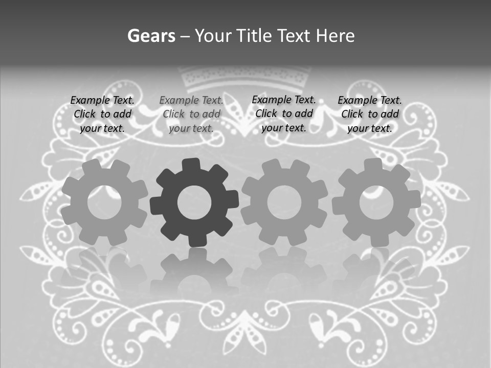 Traditions Shape Border PowerPoint Template