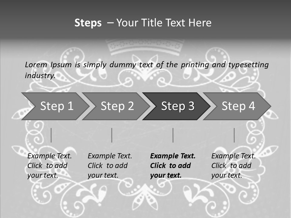 Traditions Shape Border PowerPoint Template