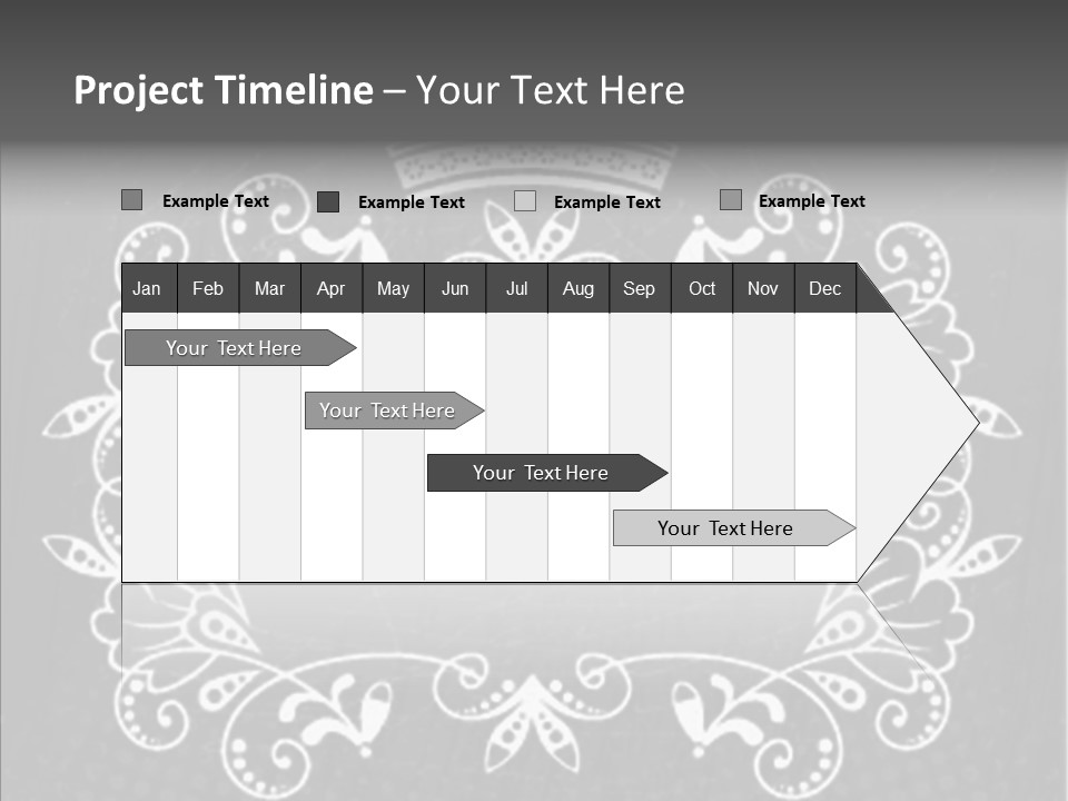 Traditions Shape Border PowerPoint Template