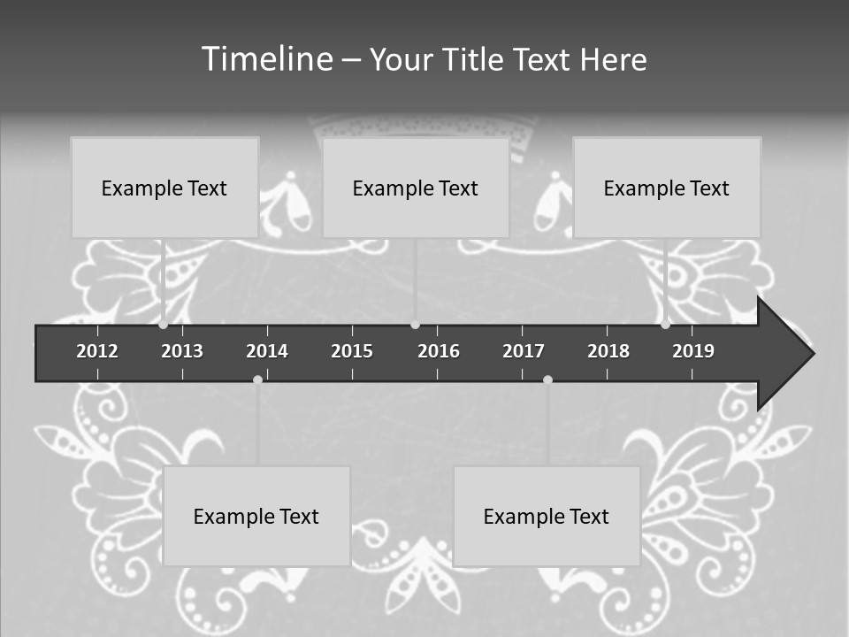 Traditions Shape Border PowerPoint Template