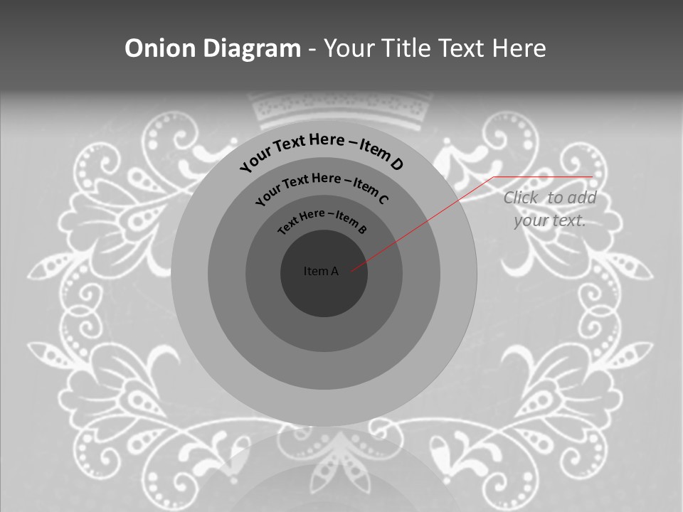 Traditions Shape Border PowerPoint Template