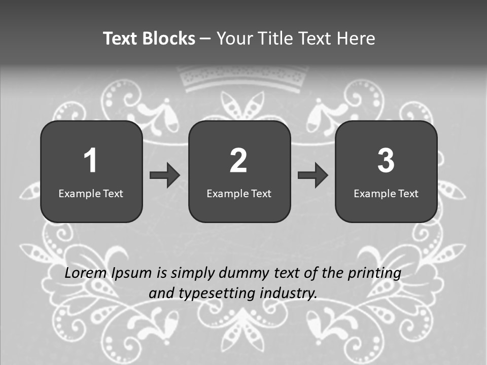 Traditions Shape Border PowerPoint Template