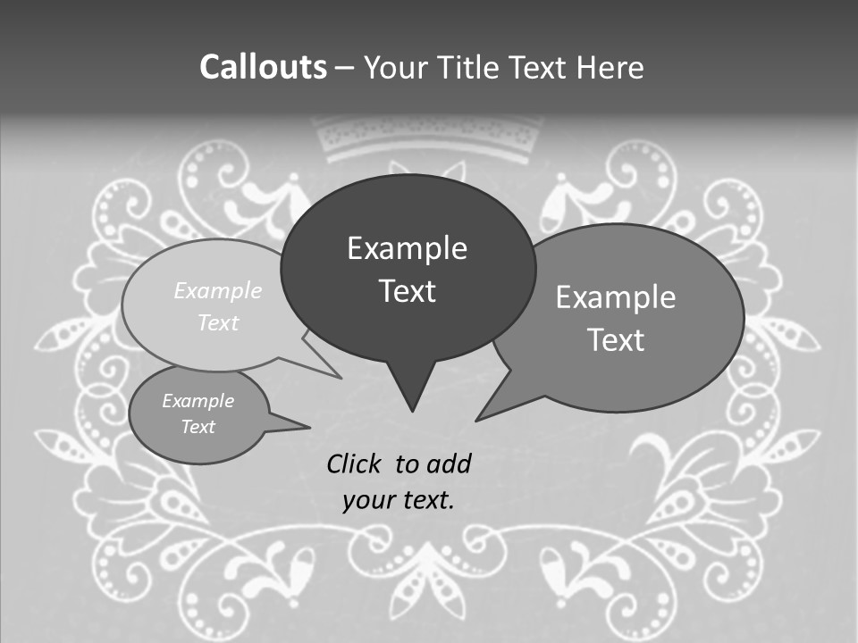 Traditions Shape Border PowerPoint Template