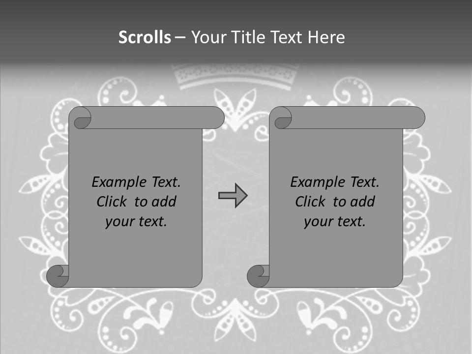 Traditions Shape Border PowerPoint Template