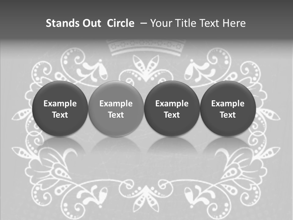 Traditions Shape Border PowerPoint Template
