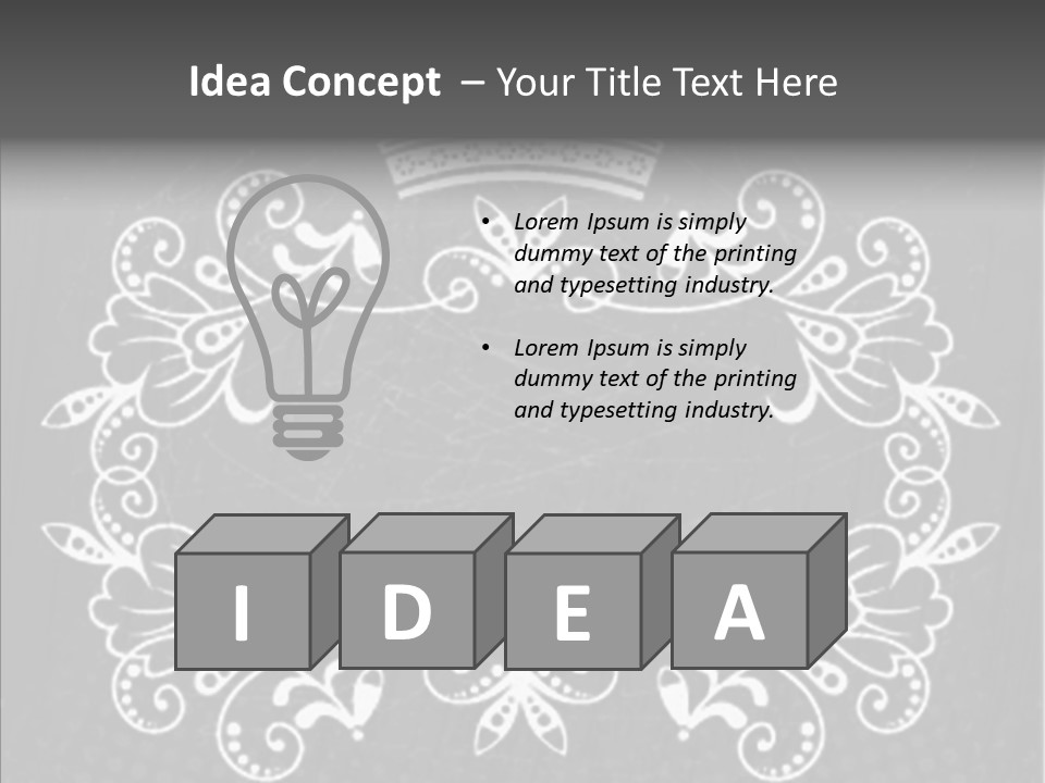 Traditions Shape Border PowerPoint Template