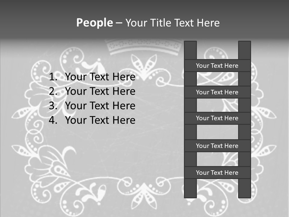 Traditions Shape Border PowerPoint Template