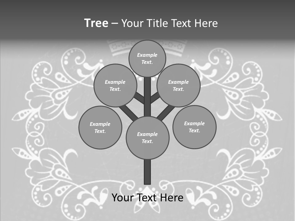 Traditions Shape Border PowerPoint Template