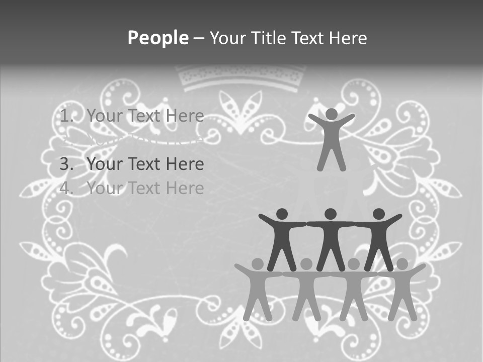 Traditions Shape Border PowerPoint Template