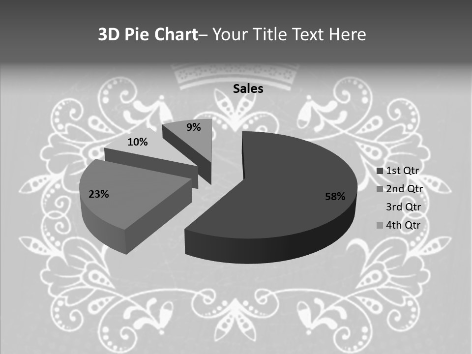 Traditions Shape Border PowerPoint Template