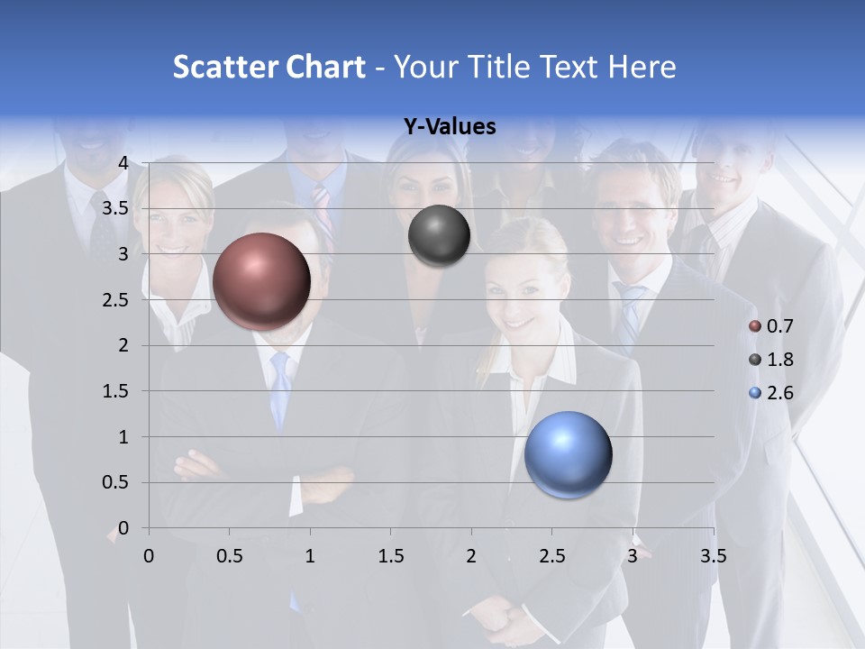 Happy Team Businesspeople PowerPoint Template