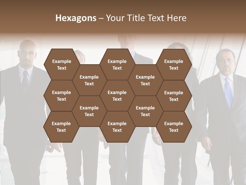 Office Walking PowerPoint Template