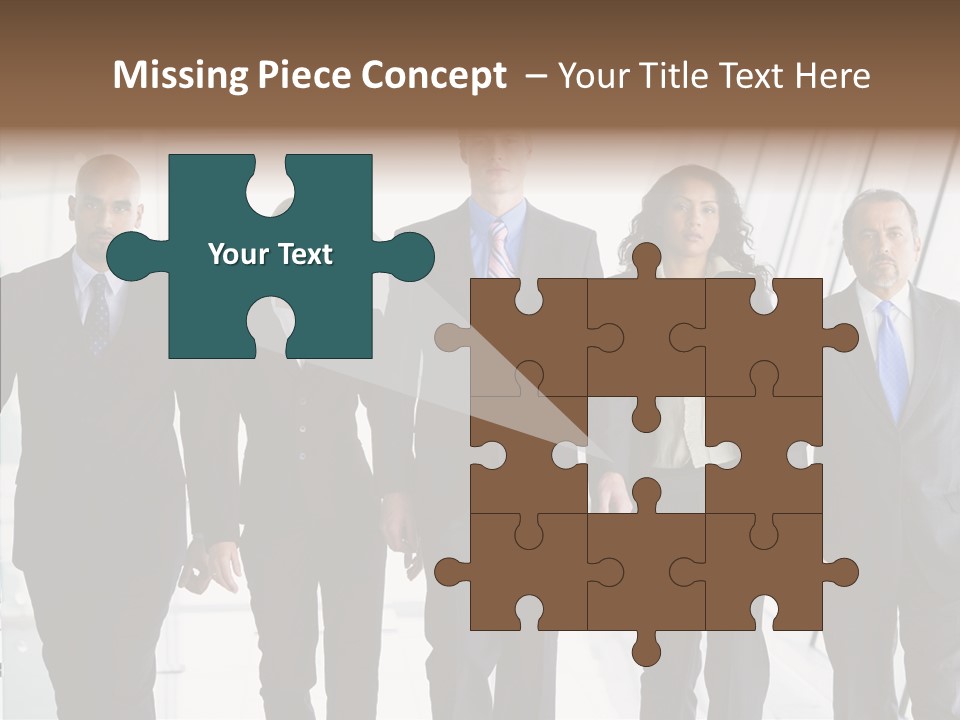 Office Walking PowerPoint Template