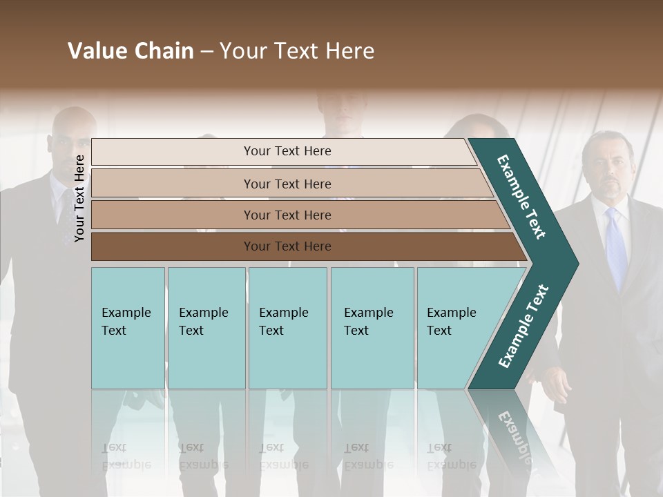 Office Walking PowerPoint Template